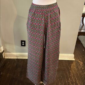 Stylish Multicolor Wide Leg Pants